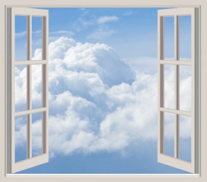 cloud window
