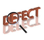 close up defect